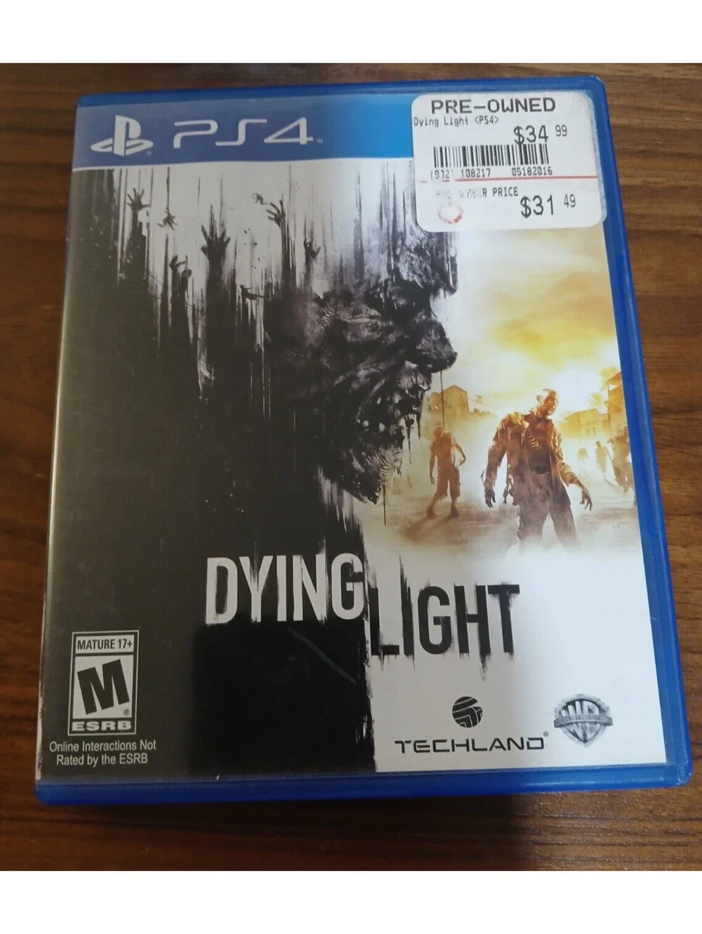 Dying Light (Sony PlayStation 4, 2015)